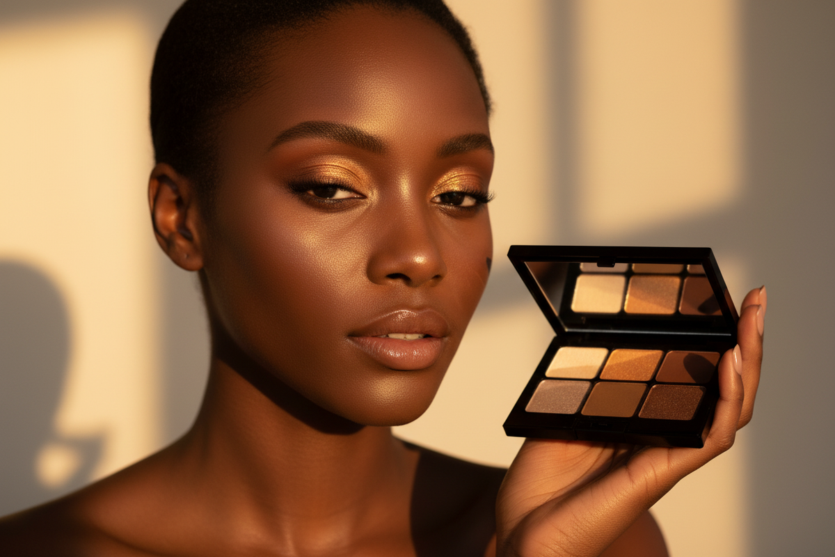 Eyeshadow palette lifestyle slide